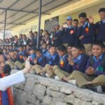 मुख्यमंत्री  पुष्कर सिंह धामी ने देवीधुरा में छात्र-छात्राओं से किया संवाद, उज्ज्वल भविष्य की दी शुभकामनाएं
