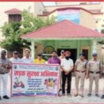 जसपुर में सड़क सुरक्षा अभियान के तहत जिला विधिक सेवा प्राधिकरण के नेतृत्व में पुलिस ने निकाली जागरूकता रैली