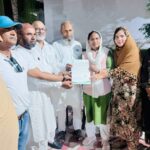 अल्पसंख्यक आयोग की उपाध्यक्ष ने ग्राम राजपुर पहुंच कर लोगों की समस्याओं को सुना