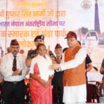 सीमांत क्षेत्र में शहीद स्मारक एवं विशाल तिरंगे का लोकार्पण, सीएम धामी ने वीर शहीदों को किया नमन