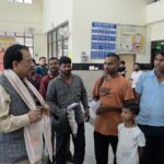 पूर्व केन्द्री दर्जा मंत्री अजय भट्ट ने रूद्रपुर पहुंचकर इएसआईसी हाॅस्पिटल का निरीक्षण किया।